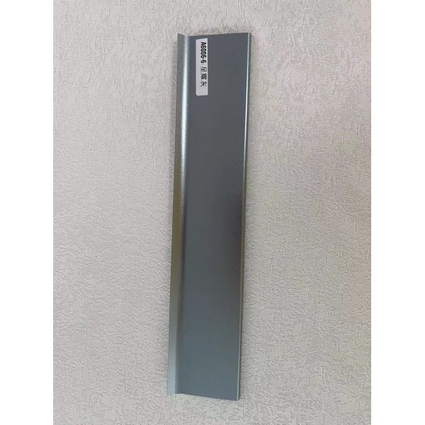 Aluminum Bathroom Wall Edge Skirting Board Profile Trim for Bathroom Protection Line