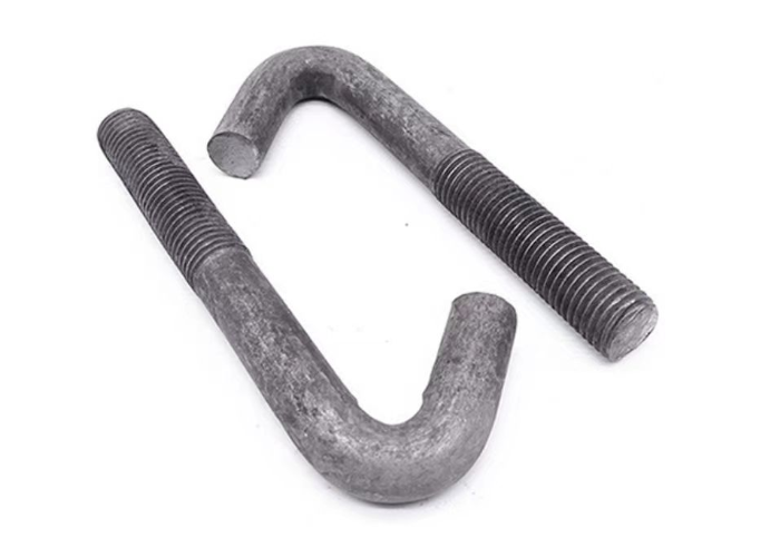 Stainless Steel L-Type Foundation Bolt M16 with Passivation Coating for Structural Engineering Applications