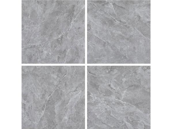 400x400mm Marbre Look Carreaux céramiques rustiques pour la décoration et gris Carreaux de mur et de sol pour le salon