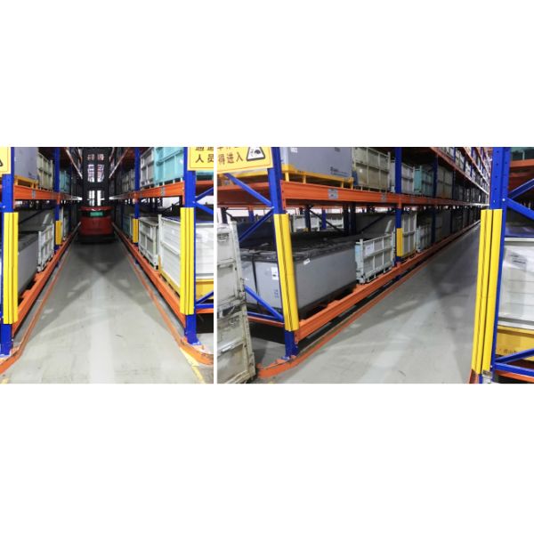 Heavy Duty Pallet Rack Protector Warehouse Pallet Rack Column Protection Flexible Plastic Guard Upright Protector