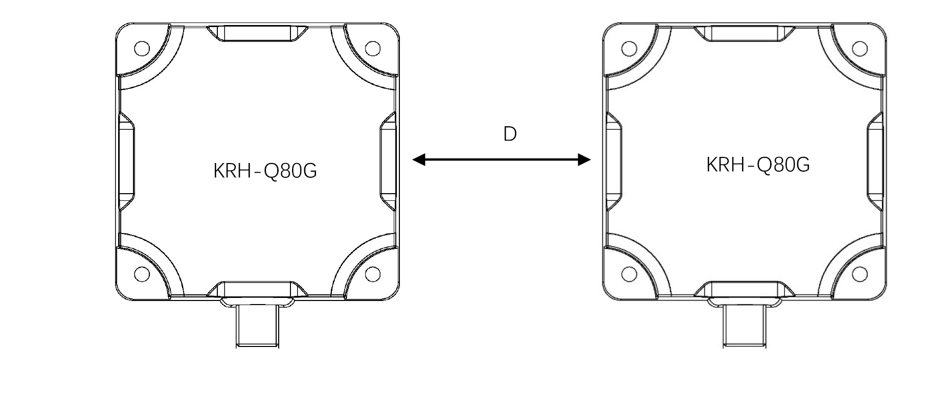 RFID Read Write Head With TCP IP Port LED Display 5Pin M12 A Coded Male Connector