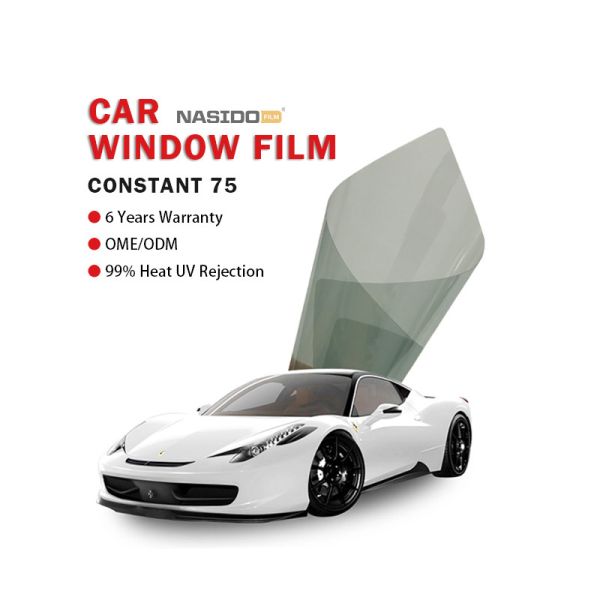 6 Year Warranty 2mil Thickness PET80%+Glue Imported20% Car Insulation Film for Sun Heat Control and UV Rejection