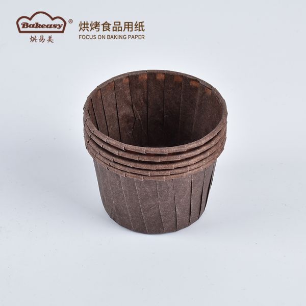 Rolled Rim Muffin Cup for Cupcakes Greaseproof & Disposable Premium Food-Grade Liners