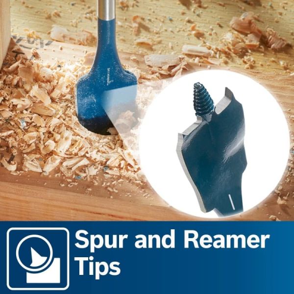 Short Length Drill Wood Splitter 7pcs HSS Wood Bits