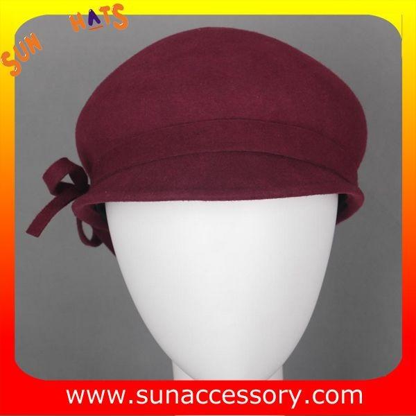 9140784 Sun Accessory customized  winner  fashion 100% wool felt Ivy hats, women hats and caps wholesaling