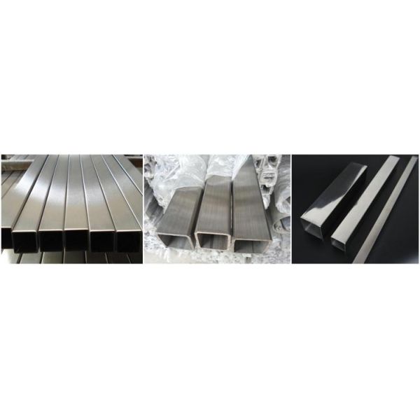 ASTM 240 Square Welded Tube 304 Grade SS Polished Finish 6.5mm To 120mm