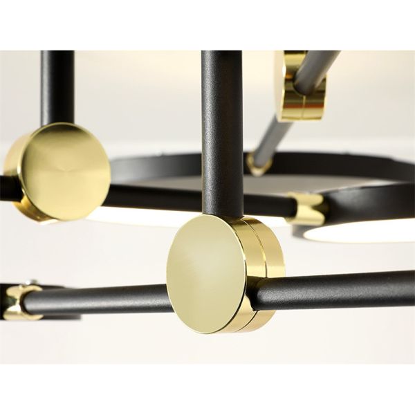 7 / 10 / 12 Heads Glass Ball Full Copper G9 Modern Pendant Light