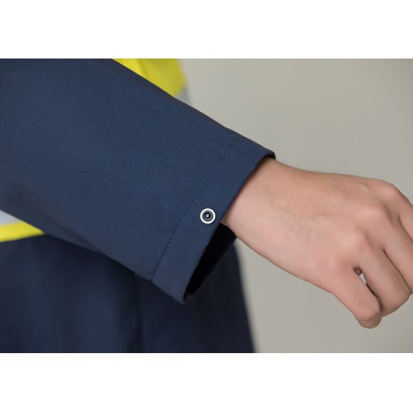 Double Stitching Safety Work Clothes High Visable Orange Jacket Bib Pants Suit