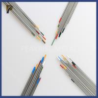 Électrode rouge polie de tungstène d'électrode de tungstène de vert de diamètre de TIG Welding Tungsten Electrodes Rod 0.5~25mm