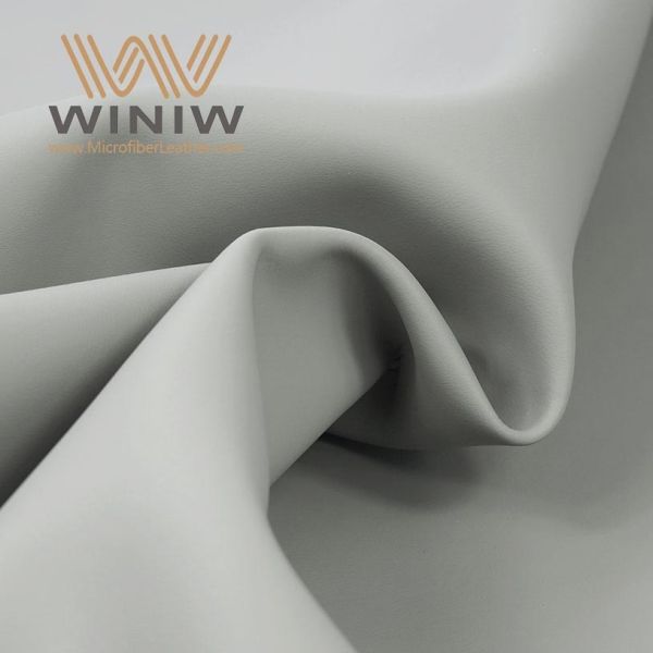 Microfiber Nappa Faux Grain Leather Nylon Polyurethane For Sofa Upholstery