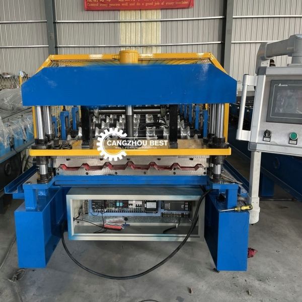 Гальванизированный настилающ крышу лист профилируя датчик 28-30 машины