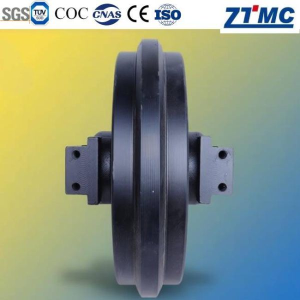 OEM 1020715 Forging Mini Excavator Front Idler Wheel For Hitachi Mini Excavator EX70