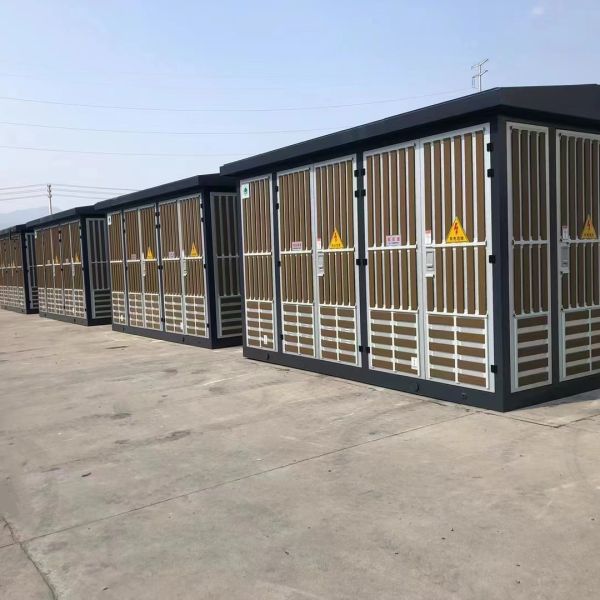 Alum Zinc Coated Box Type Substation 11KV 33KV Pre Installed Power Distribution Solution