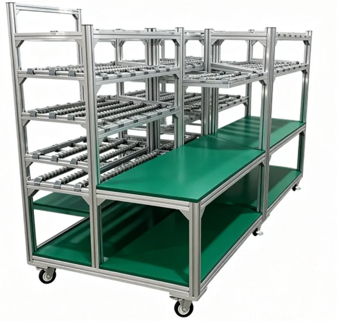 Fluent Strip Anti-static Surface Integrated Composite Rotating Shelf Workstation Operation Integrated Material Shelf