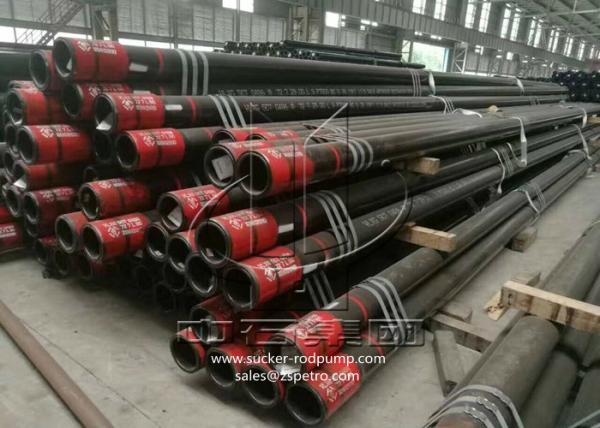 Tubulação rosqueada do encaixotamento sem emenda, padrão preto sem emenda do API 5CT da tubulação de aço