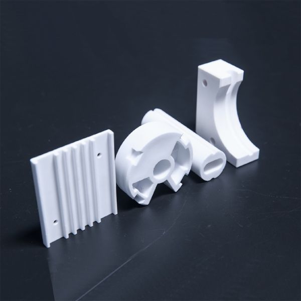 High Hardness CNC Machining Alumina Ceramic Pipe Sheets Tube Ring Bead Wear Resistant