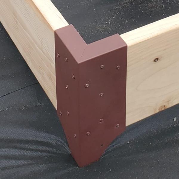 DIY Vegetable Raised Garden Bed Corner Bracket With Fixing Lip Offered Powder Coating
