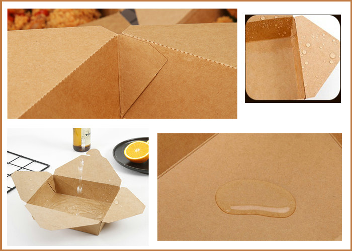 Food Grade 300gsm + 15g PE Brown Recyclable Paper For Snack Boxes Waterproof  Качество еды бумага Брауна PE 300gsm + 15g Recyclable для коробок закуски делает водостойким