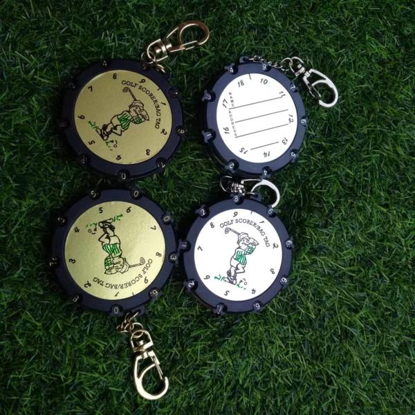 golf scorers , golf scorer , plastic golf scorer with  round