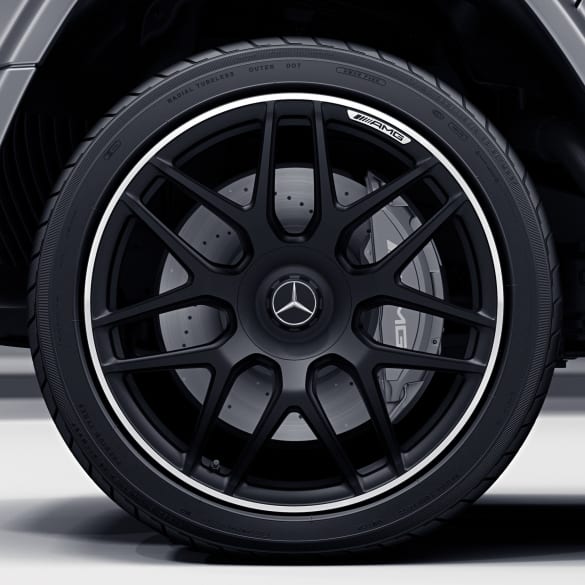 Forged Cross Sopke 22 Inch Matte Black Alloy Rims For Mercedes Benz