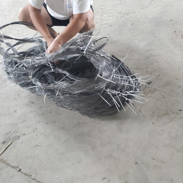 Drone Net Rússia Enredo oculto Obstáculo de fio de baixa visibilidade Barreira de tanque de malha de fio de segurança Barreira de Putanka