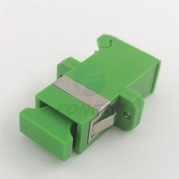 Adaptadores ópticos de las ventas del SC APC del adaptador del obturador de la fibra a una cara auto híbrida de fibra óptica caliente del reborde