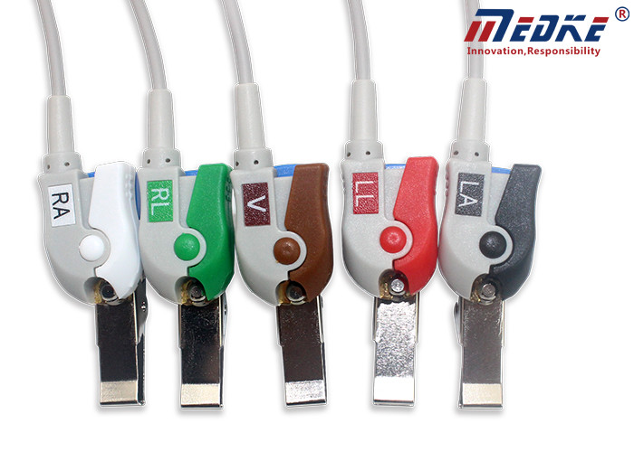 Мягкие аллигаторные зажимы Ecg хватальщика 91012058104 приложения щелчковые