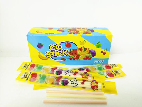doces curtos da vara do centímetro cúbico do sabor de 2.58g pacote bonito dos multi Friut com bom gosto