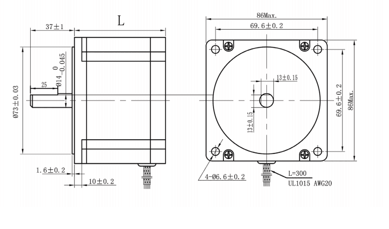85BYGH350C-001E 1,2 установка stepper мотора степени 7nm