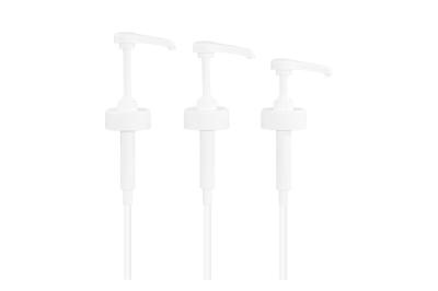 Grau alimentício certificado pela TUV Laboratory Syrup Pump Dispenser UKS10 38-400 Fecho rotativo suave
