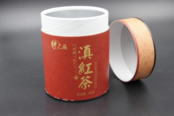 Customized Printing Cylinder Paper Tube Cardboard Packaging Boxes Round Paper Tube With EVA Insert For Glass Test Tube W