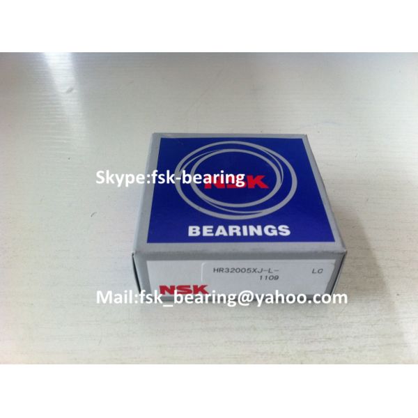 P2 Tapered Roller Bearings NSK 32005X Single Row Roller Bearings