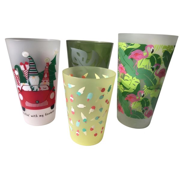 4 Color Automatic Servo Screen Printing Machine For Cup Glass Bottles