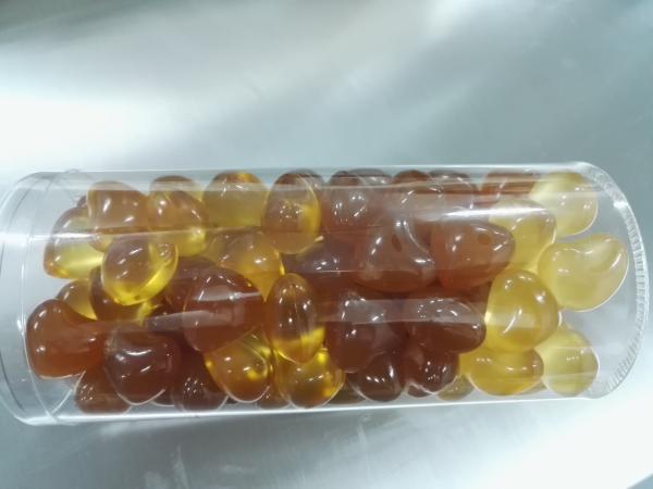 Cápsula suave de acero inoxidable que hace el relleno de la máquina con el aceite de pescado, miel de la abeja, vitamina E