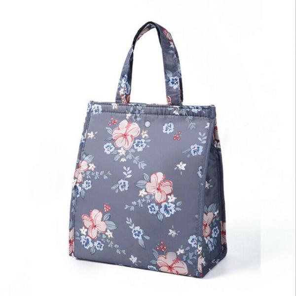 Factory Customized Portable Cooler Insulated Canvas Picnic Lunch Bag Box Unisex Thermal Food Storage Bags