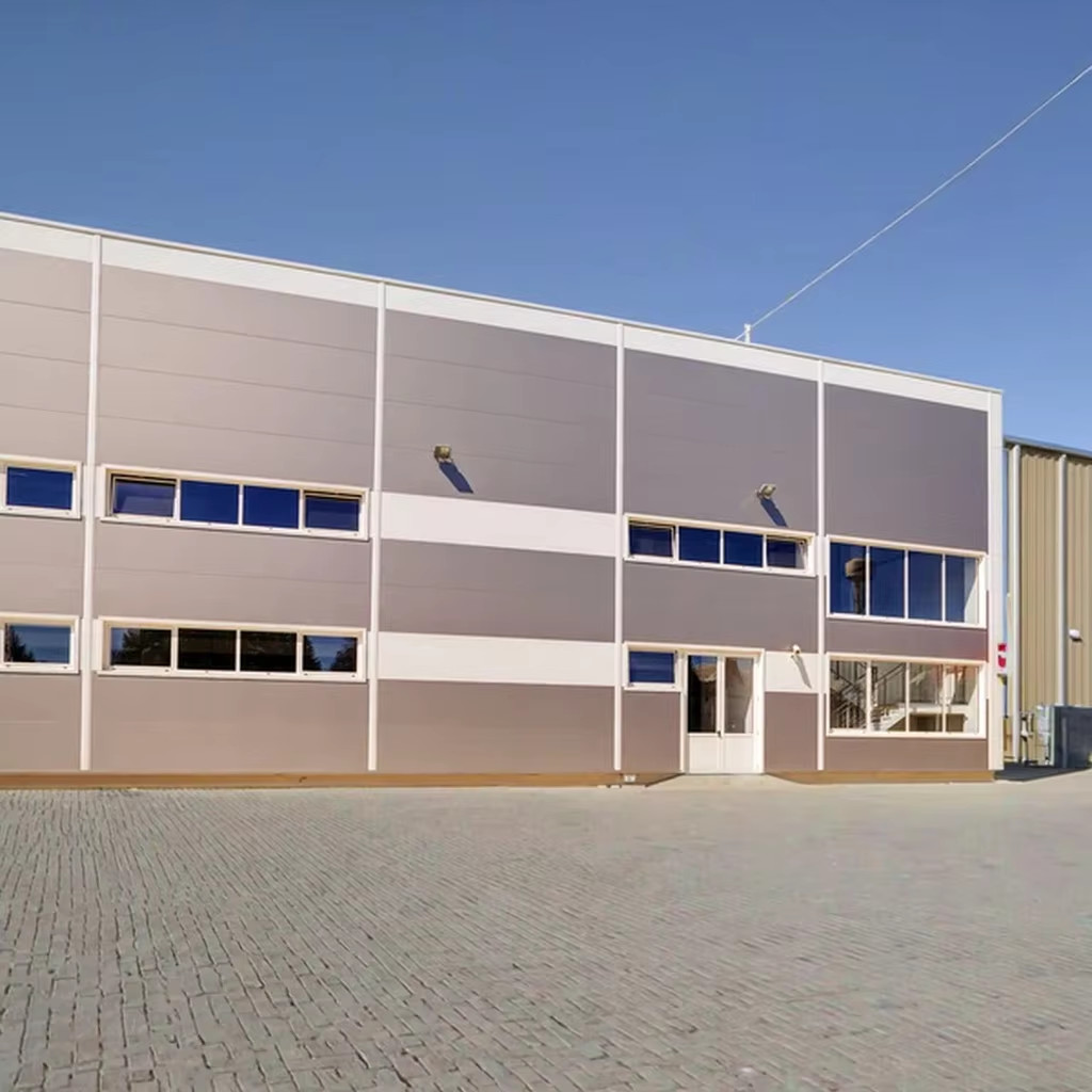 Anti Seismic Steel Shed Construction Weather Resistant Steel Frame Building Workshop