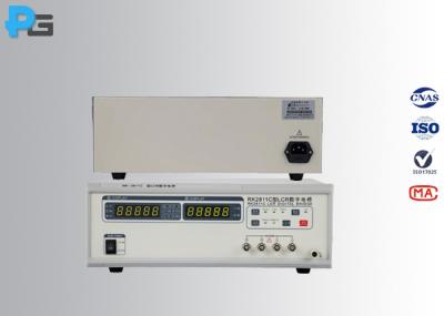 Equipamento de teste eletrônico de 220 tensões, 0,3 certificados do medidor CNAS da precisão RCL de Vrms