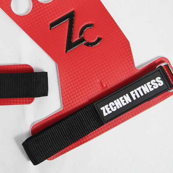 Fitness CrossFit hand grips leather gymnastics workout 3 hole carbon hand grips