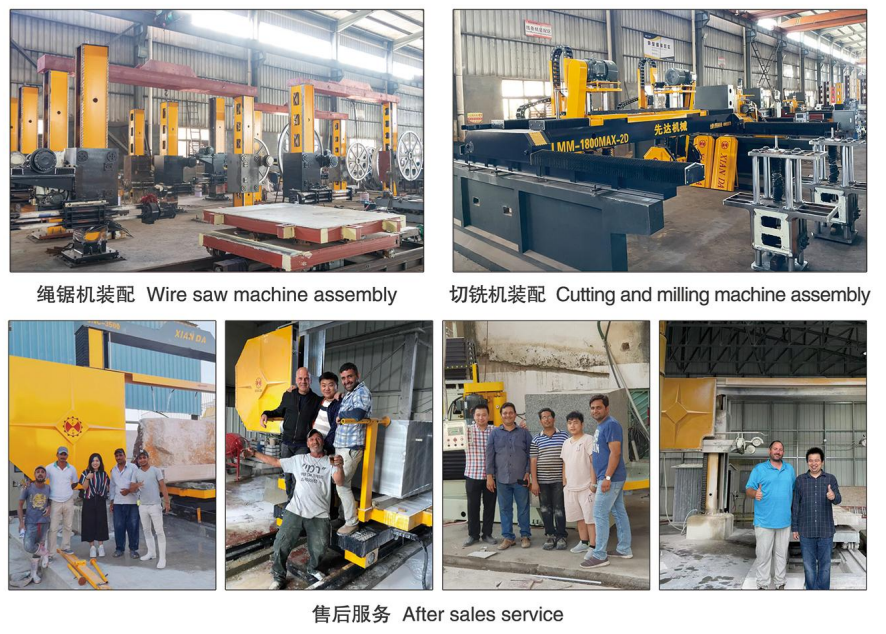 Industrial 5 Axis CNC Diamond Wire Saw Machine for Architectural Stone and Monument Processing