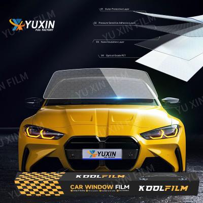 Car Window Nano Ceramic Film Heat Insulation 1%~80% VLT Ultra Clear 60inchx100ft