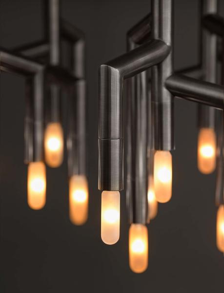 Villas Hospitals AC 85-265V RAMEAU Linear Chandelier for Ceiling Installation
