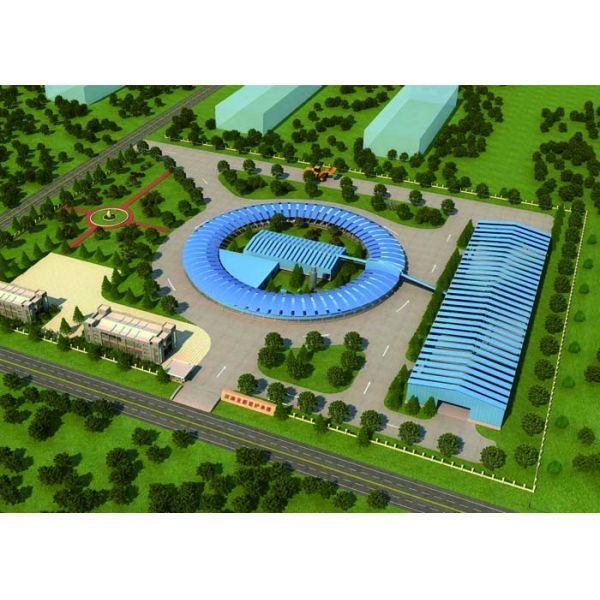 Automatic 200000 Bricks/day Rotary Tunnel Kiln For Full Automatic Dry And Burn Clay Bricks Production Line