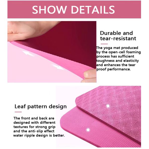 183*61*0.6cm Exercise Yoga Mat EVA Material Foam Yoga Mat Eco Friendly