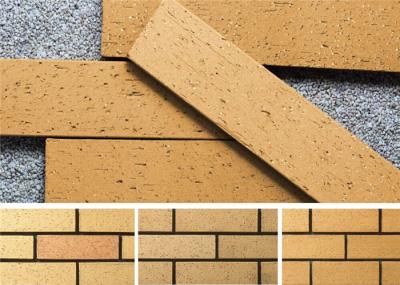 Tijolo de cara rachado da argila fina exterior com fio - corte a cara 240x60mm