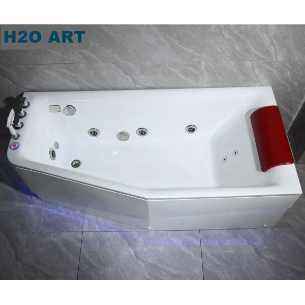European Indoor Acrylic Massage Bathtubs Freestanding Whirlpools for Relaxing Massage