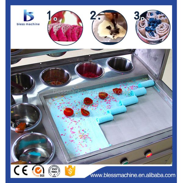 Automatic Defrost Button for 23 Years Cold Stone Marble Slab Top Fry Ice Cream Machine
