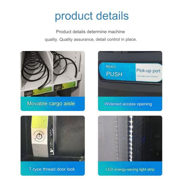 220V Voltage Japanese Vending Machine for Foods and Cold Drinks in 1350*860*1980MM Size