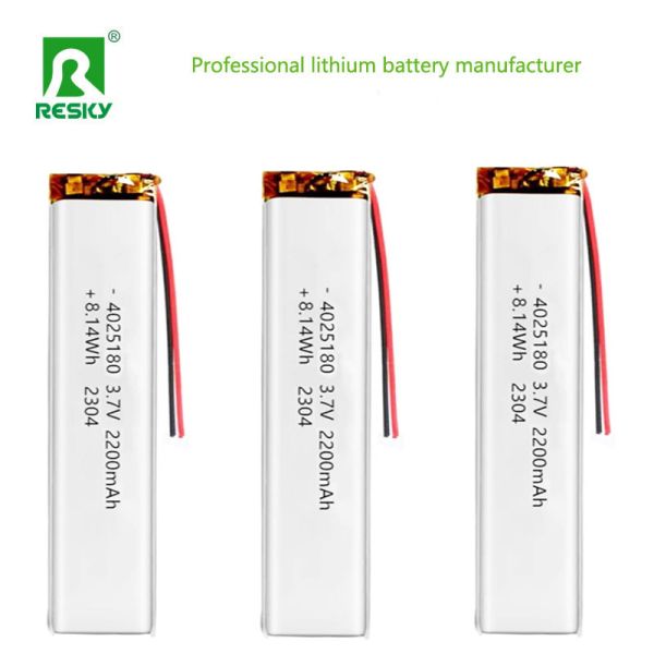 Lithium Ion Polymer Battery 4025180 3.7v 2200mAh 8.14wh Rechargeable Li-ion Battery Cell