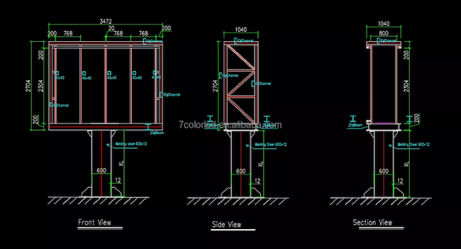 Full Color P4mm LED Panels For Outdoor Advertising For Airport