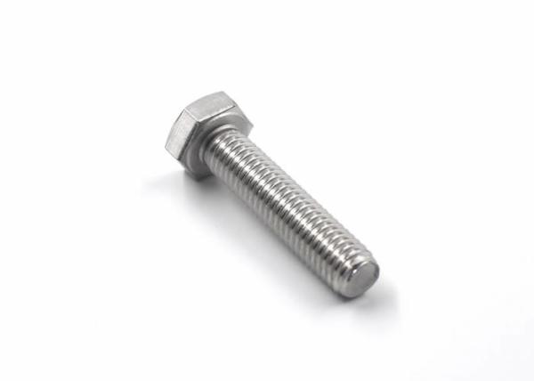 ASME B18.2.1 Stainless Steel Hex Head Screws For Food Processing Machines